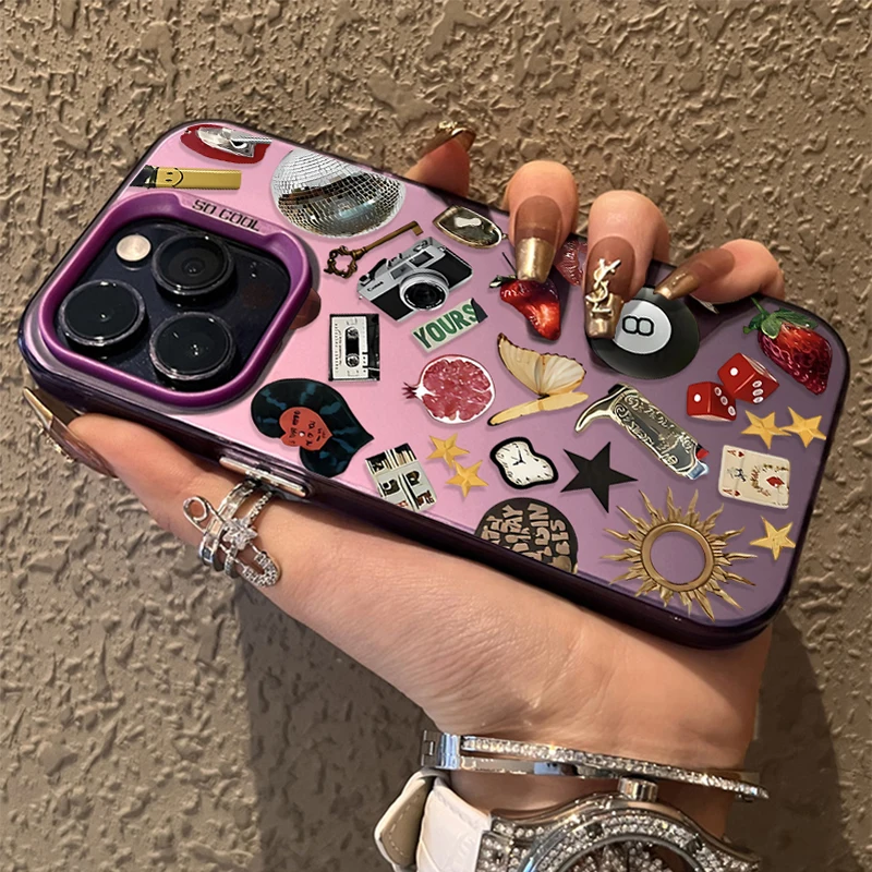 Funda de PC mate con patrón de leopardo Y2K para Samsung Galaxy S25 S24 S23 Ultra S22 S21 Plus FE A56 A36 A26 5G A16 A06 4G Note 20 - imagen 4