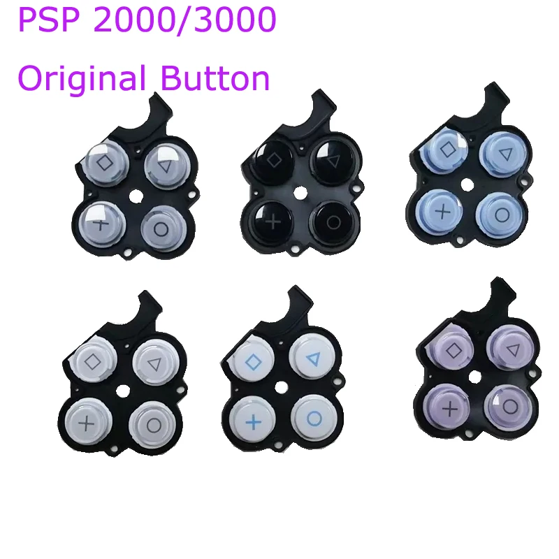 Almohadilla de goma de botón funcional Original para PSP 2000/3000, teclado de botón derecho para PSP2000/3000