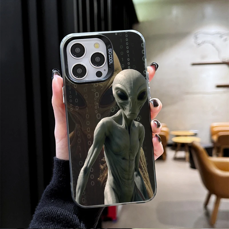Funda de teléfono Alien con código de moda para Samsung Galaxy A23 A55 A15 A35 A25 A05 A05S 5G A34 A24 A14 A54 A53 A13 A33 A32 A52 A52S - imagen 5