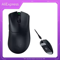 100% ratón Razer DeathAdder V4 Pro Original ultraligero inalámbrico ergonómico Esports 8KHz ratones Focus Pro 45K Sensor óptico