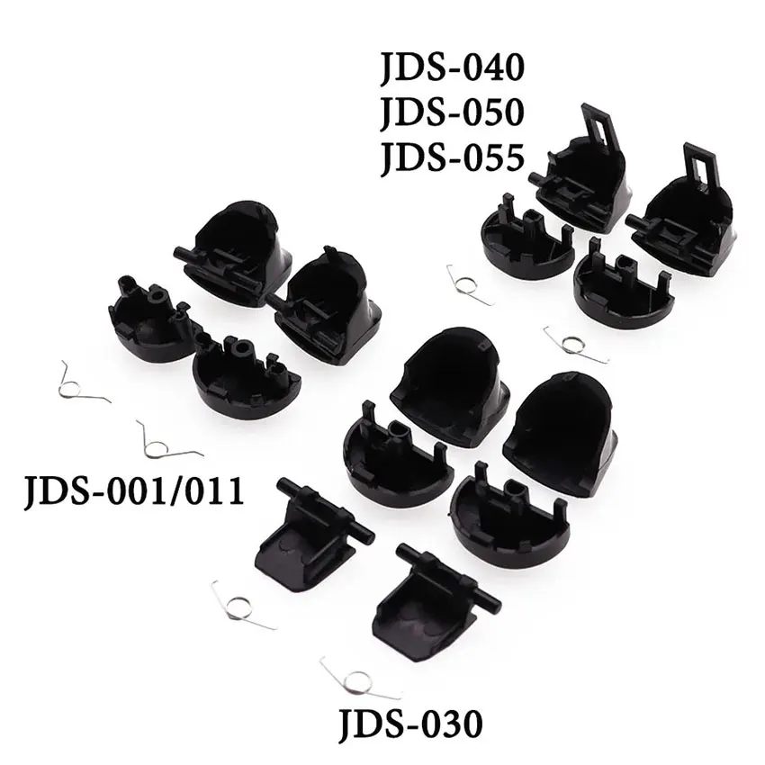 JCD 1 Juego de botones de disparo negros de repuesto R1 L1 R2 L2 para PS3 PS4 Pro Slim PS5 controlador tecla de juego con resorte - imagen 2