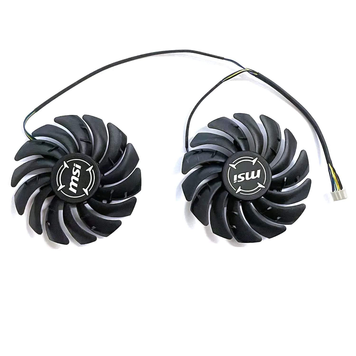 Nuevo ventilador de doble bola 85MM 4PIN Rx580 Rx570 P106-100 ventilador de minería adecuado para tarjeta gráfica MSI RX 470 480 570 580 Armor - imagen 2