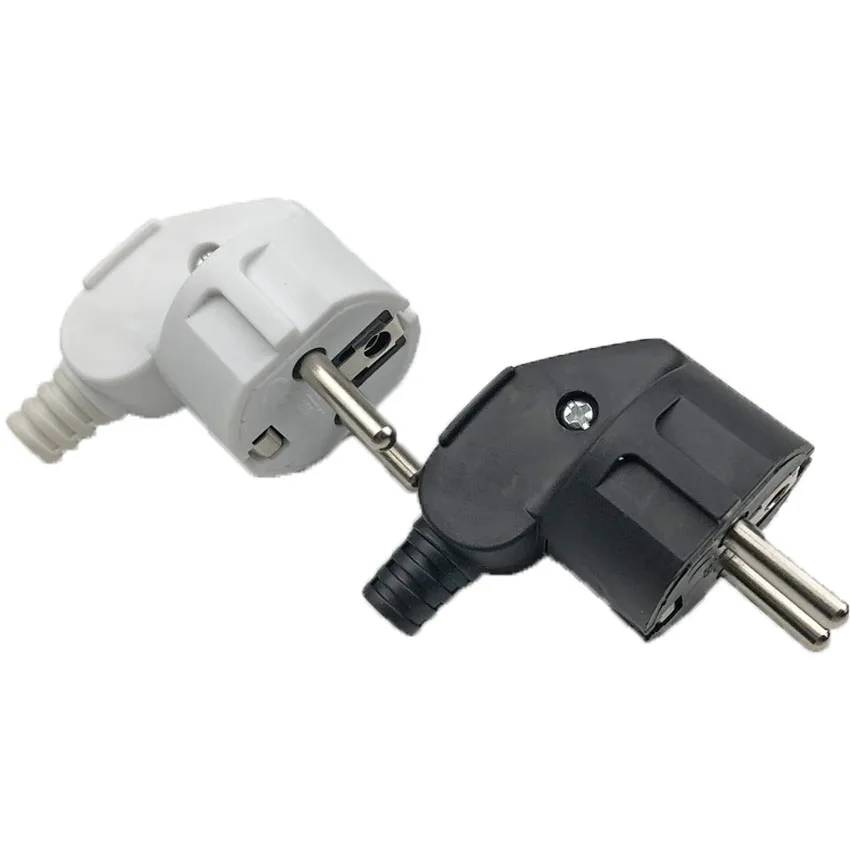 16A UE 4,8mm AC enchufe recargable de energía eléctrica macho para enchufes de cable adaptador de enchufes conector de cable de extensión - imagen 2