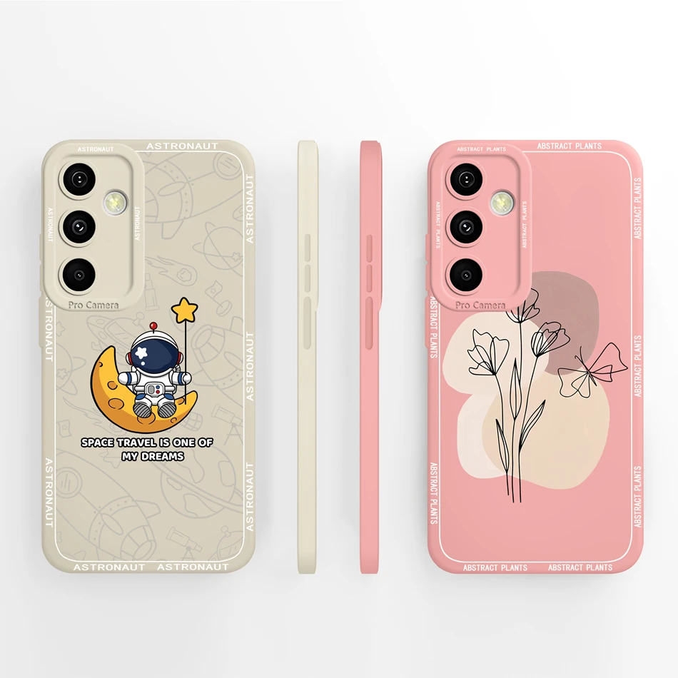 Para Samsung Galaxy A55 funda lindo Panda carcasa de silicona líquida suave para Samsung A 55 5G fundas traseras de teléfono anticaída de alta calidad - imagen 4