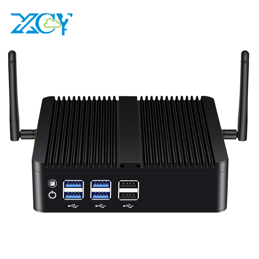 XCY Mini PC sin ventilador i7-4500U/i5-4200U HDMI/VGA 8x USB