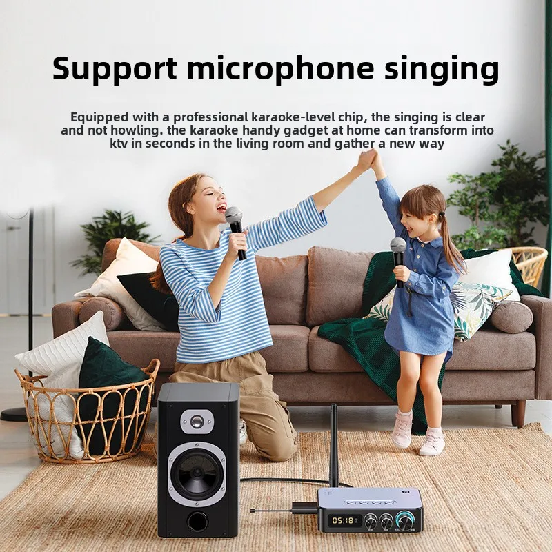 Transmisor receptor Bluetooth 5,3 estéreo de baja latencia AUX 3,5mm adaptador de Audio de música inalámbrico óptico Control remoto para TV PC - imagen 3