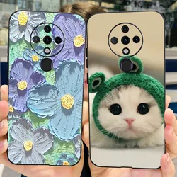 Funda de silicona para Tecno Spark 6 con diseño pintado