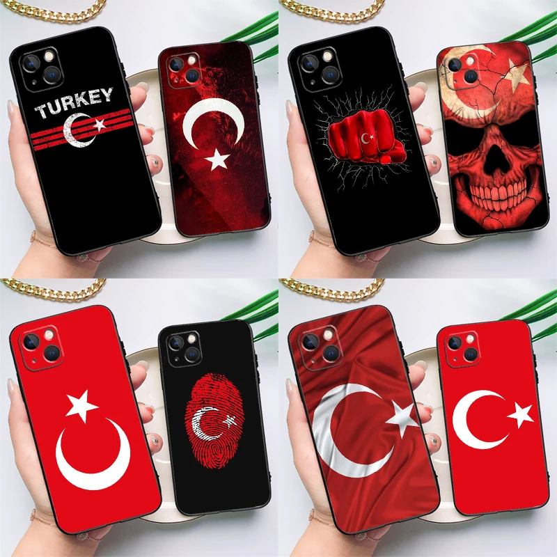 Funda con bandera turca de Turquía para Samsung Galaxy A16 A26 A36 A56 A15 A17 A55 A35 A32 A52 A13 A33 A53 A14 A34 A54 A06