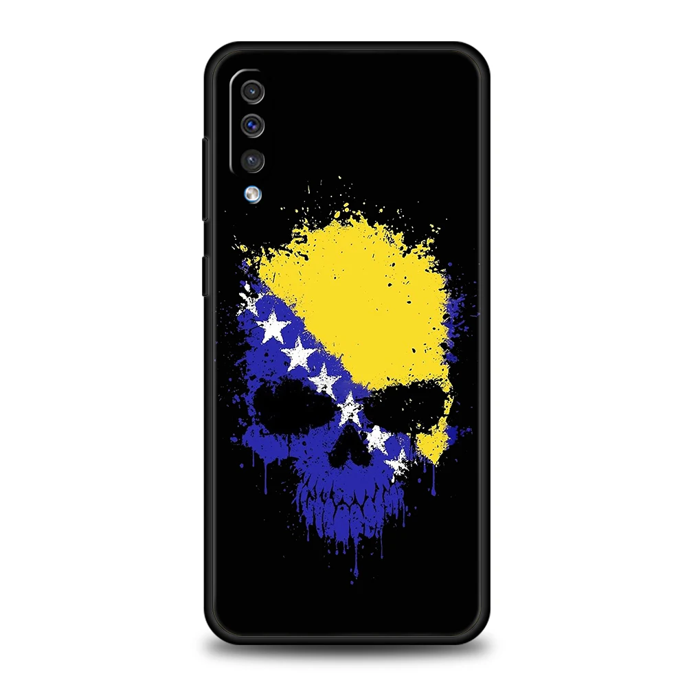 Funda con bandera de Bosnia y Herzegovina para Samsung A56 A36 A26 A24 A16 A14 A12 A32 A50 A70 A20E A22 A34 A54 A42 A52 5G A04s A06 - imagen 4
