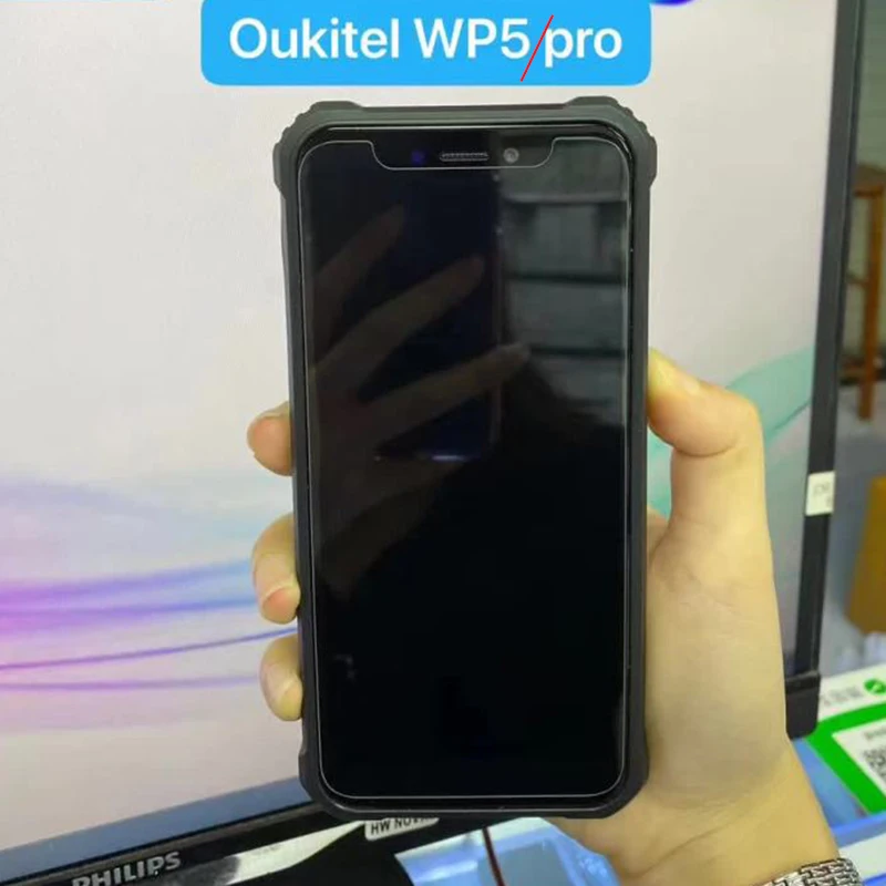 Oukitel-Película protectora de pantalla de 5,5 "para teléfono, película protectora de vidrio templado WP5 Pro, 2 unidades - imagen 2