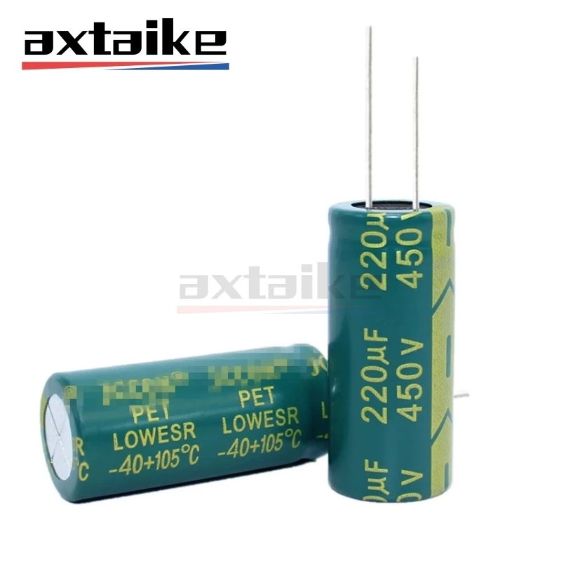 5-50 Uds 220UF 10V 16V 25V 35V 50V 63V 100V 160V 250V 400V450V 6*12/8*12/10*20/13*20 condensador electrolítico de baja frecuencia ESR - imagen 2