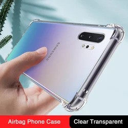 Samsung Galaxy Note10 Funda Silicona Transparente Airbag Original