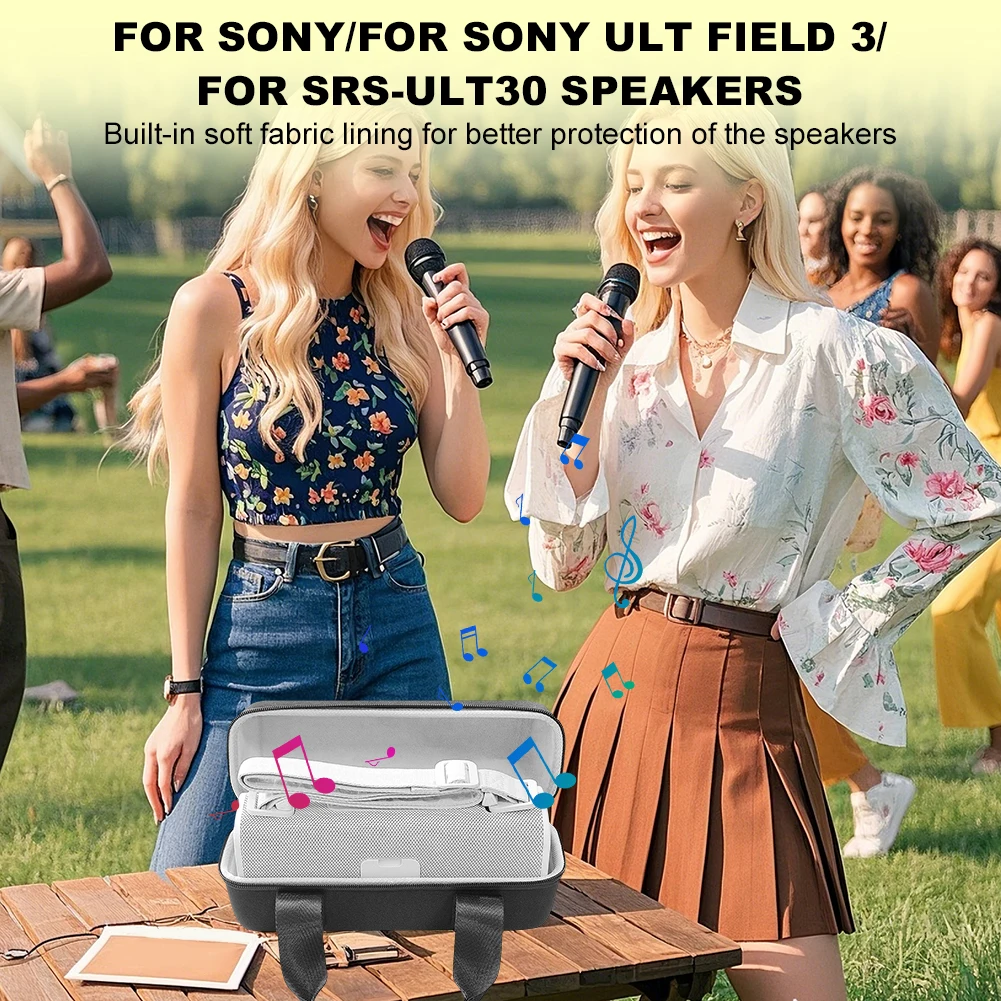 Bolsa de Altavoz Bluetooth para Sony ULT FIELD 3 SRS-ULT30 BT, funda de transporte para altavoz, bolsa de almacenamiento de Audio a prueba de golpes, accesorios para altavoces - imagen 3