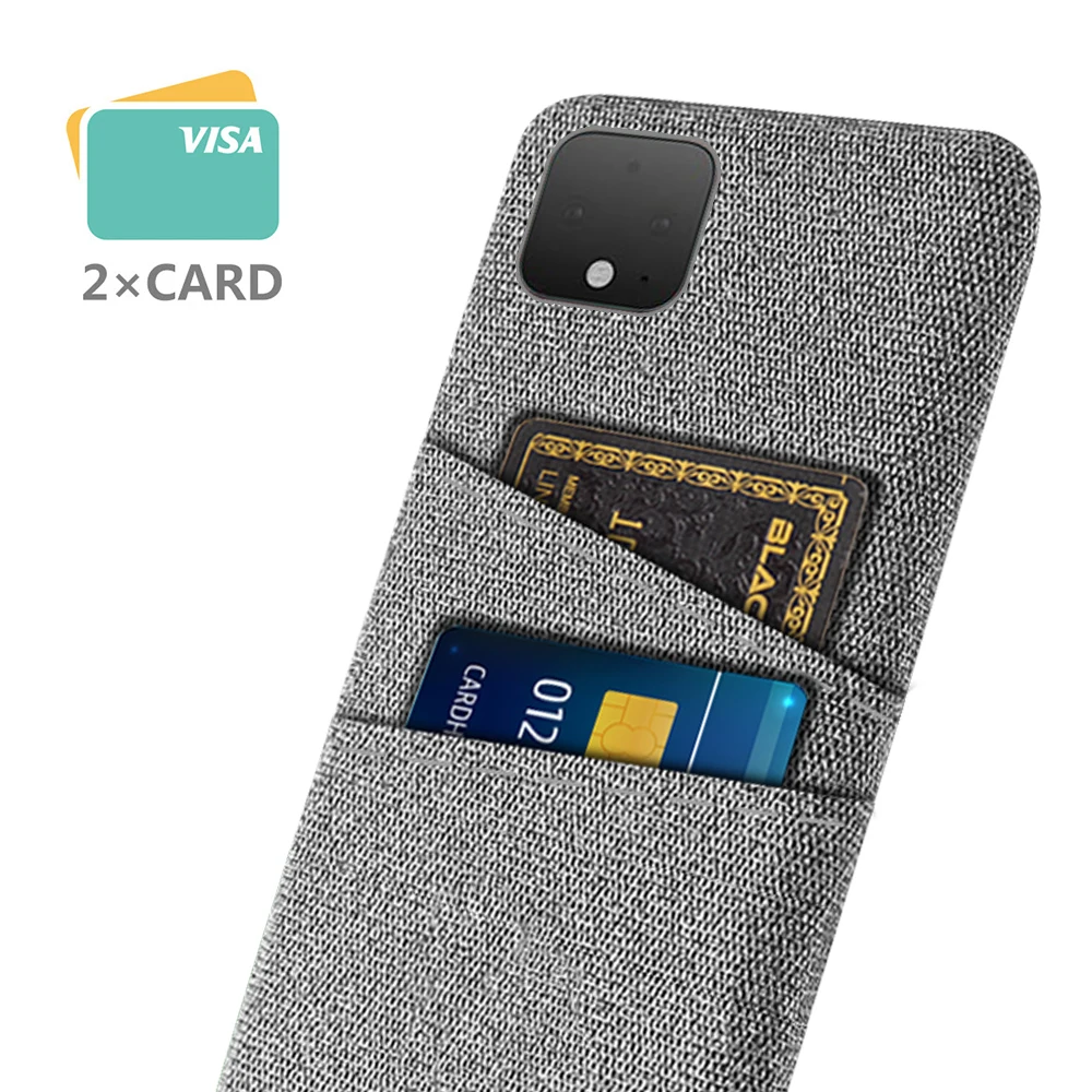 Funda Google Pixel 4 XL de tela de lujo con doble tarjeta RFID - imagen 4