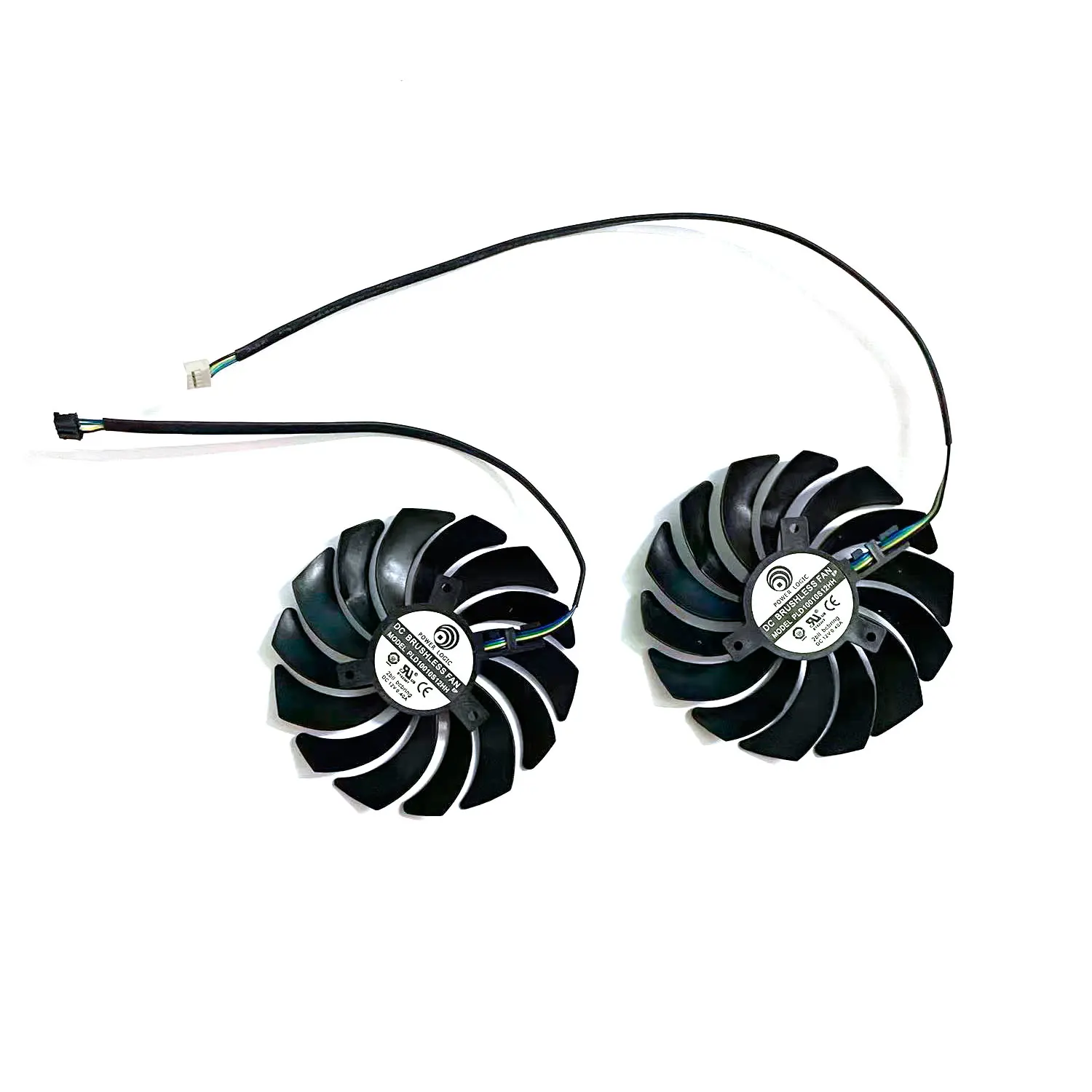 UKGF nuevo ventilador GPU 95MM 4PIN PLD10010S12HH RTX 2070 para GeForce MSI RTX 2070 GAMING Z ventilador de refrigeración de tarjeta gráfica - imagen 4