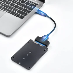 Adaptador M.2 NGFF SSD a SATA III 6 Gbps, Tarjeta Conversora