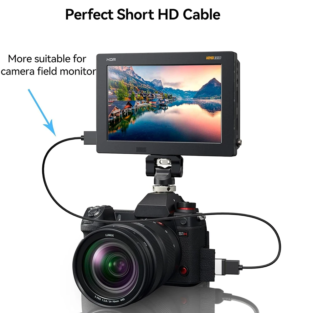 Cable ultradelgado od3.2 mm, Cable de vídeo HD de alta velocidad, 4K @ 60Hz, 18Gbps, para ordenador portátil, PC, PS4, PS5, Xbox, Monitor, proyector, HDTV - imagen 5