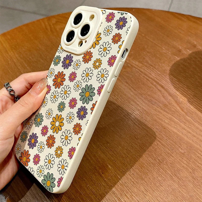 Funda para Samsung A16 A36 A56 A35 A55 A34 A54 A53 A52 Funda de teléfono con estampado Floral para Galaxy S25 S24 S23 S22 Ultra Plus S21 FE Funda - imagen 3