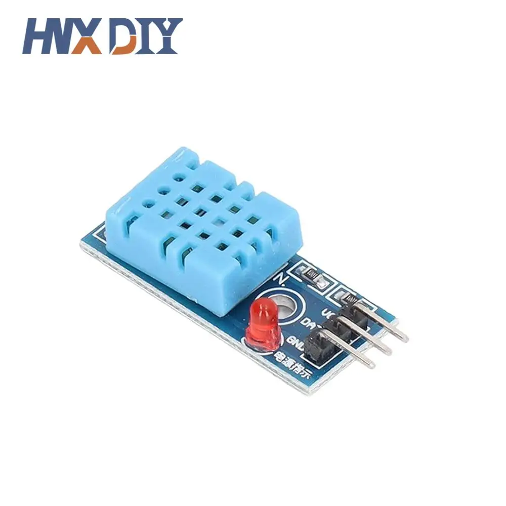 1-10 Uds. Módulos de sensores DHT11 3,3 V-5V Sensor Digital de temperatura y humedad DHT11 módulo de potencia ultrabaja de 3 cables para Arduino - imagen 2