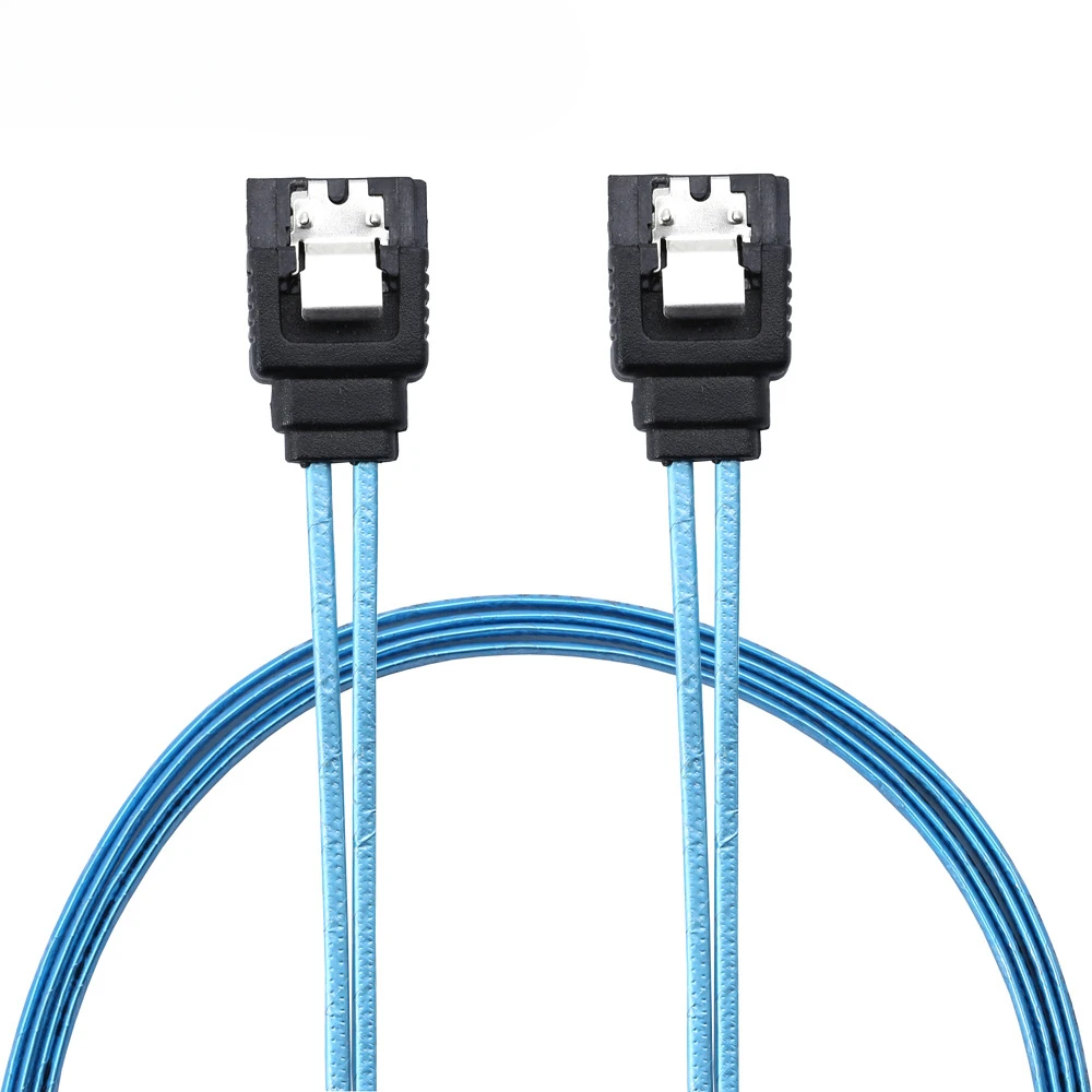 Cable convertidor SATA a SATA de 12Gbps, 180 grados, 7 pines, servidor de disco duro de alta velocidad, Cable de conexión, línea de almacenamiento de ordenador PC