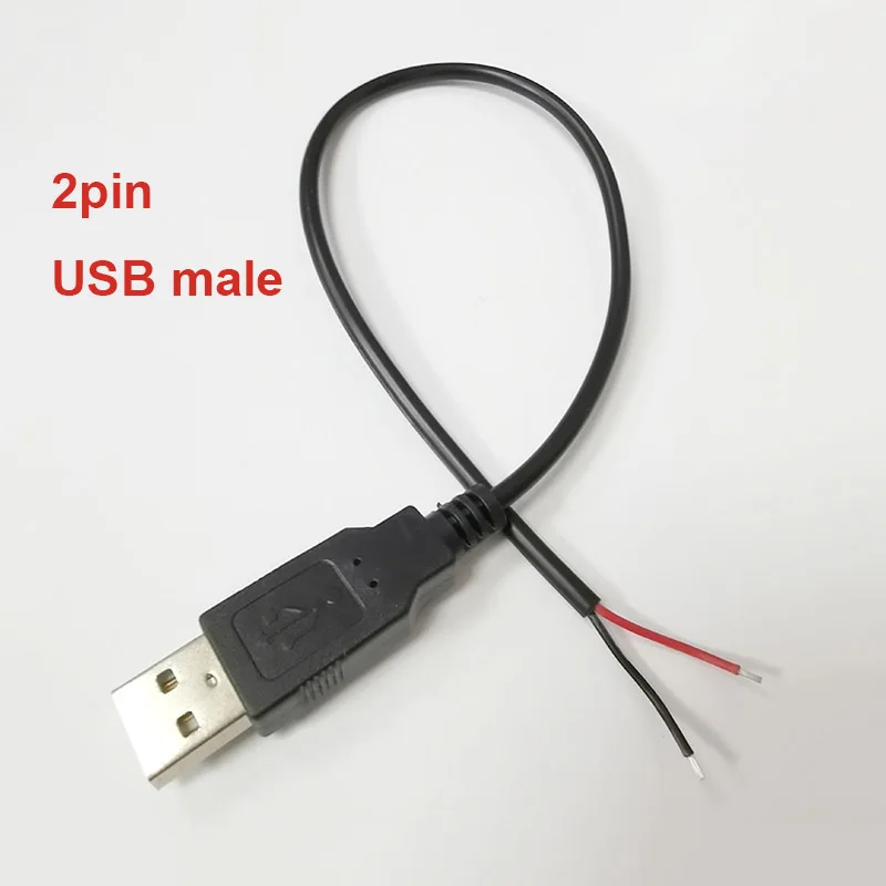 2 wire usb male