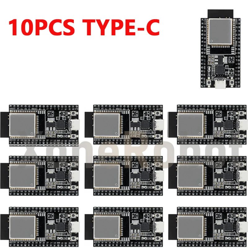 1-10 Uds. Placa central de ESP32-DevKitC TYPE-C/MICRO Placa de desarrollo ESP32 ESP32-WROOM-32D/U WIFI + NodeMCU-32 IoT compatible con Bluetooth - imagen 2