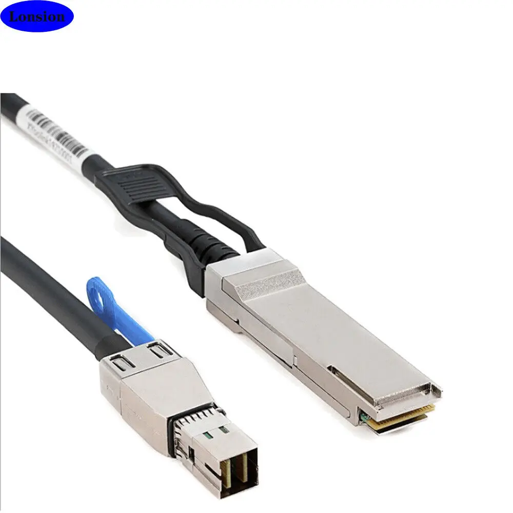MiniSAS-Cable de conexión HD SFF-8644 a servidor QSFP, 40G, SFF-8436 - imagen 2