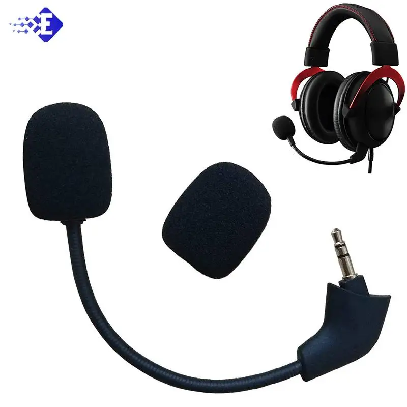 Micrófono de juego de repuesto para Kingston HyperX Cloud 2 II X Core, accesorios para auriculares, 3,5mm