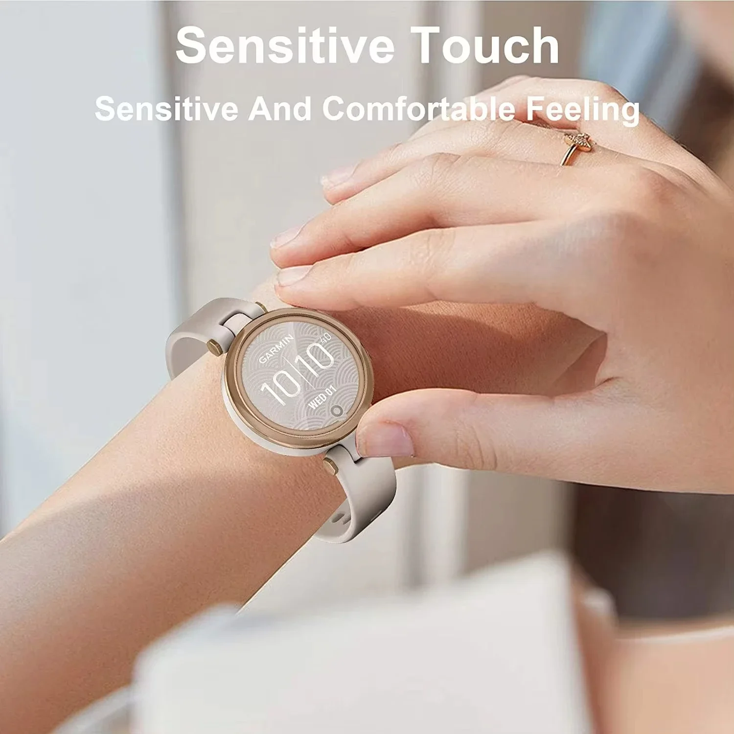 Protector de pantalla para reloj Garmin Lily, película protectora suave para reloj inteligente Garmin Lily, película protectora antiarañazos de TPU, 1-3 uds. - imagen 5