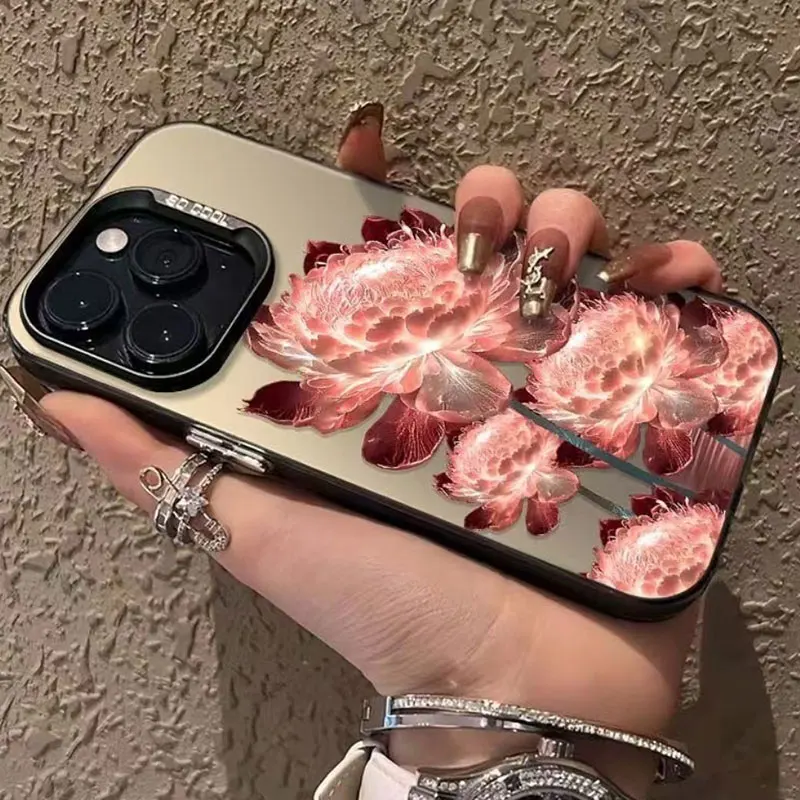 Funda de teléfono de flores para Funda iphone 17ProMax Fundas Capas 16 15 14 13 12 11 Pro 14Pro 13Pro Max iphone17 Funda de teléfono Apple - imagen 3