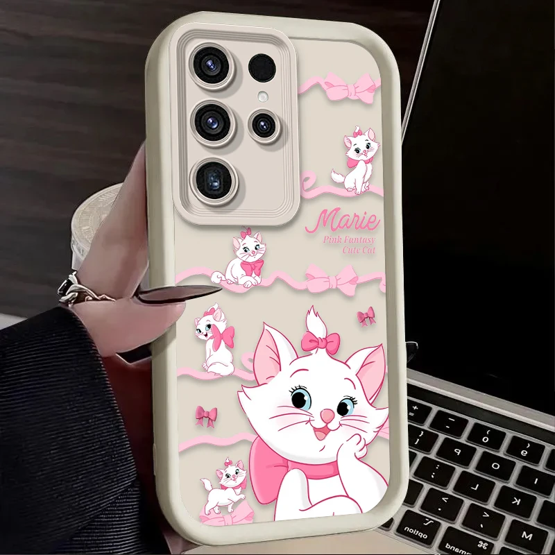 Funda Disney Lovely Marie Cat para Samsung Galaxy S24 S23 S25 Ultra S22 S21 Plus FE A56 A36 A26 A16 A06 A15 A25 A35 A55 5G - imagen 4