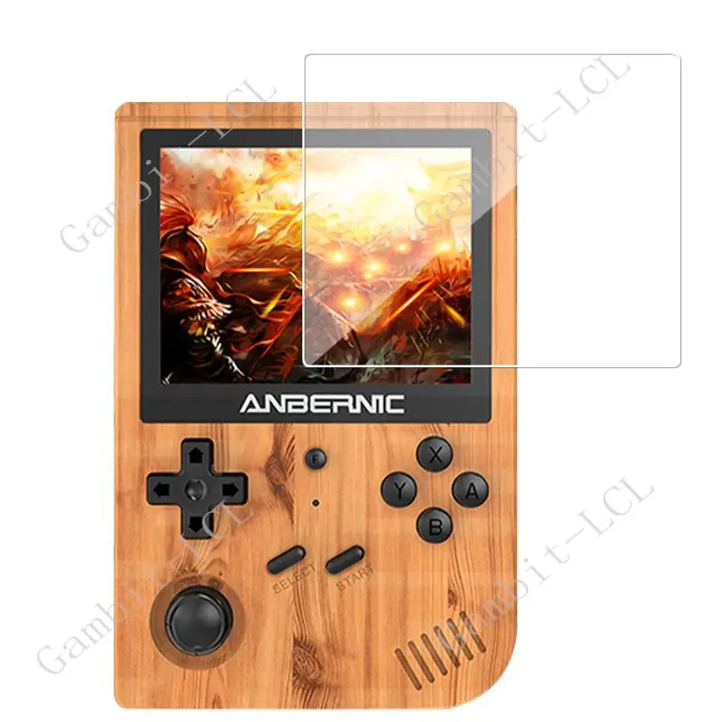 Protector de pantalla para teléfono móvil, película protectora de vidrio templado completo de 3,5 pulgadas para ANBERNIC RG351V RG 351 V RG351 V 9H HD, 2 piezas - imagen 2