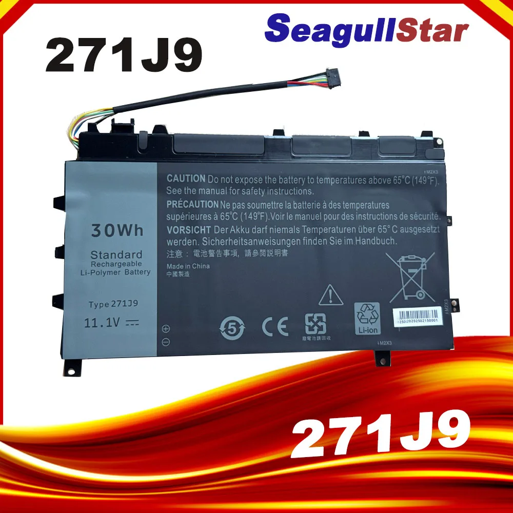 271J9 Batería para portátil Dell Latitude 13 7350 Series 11.1V 30Wh