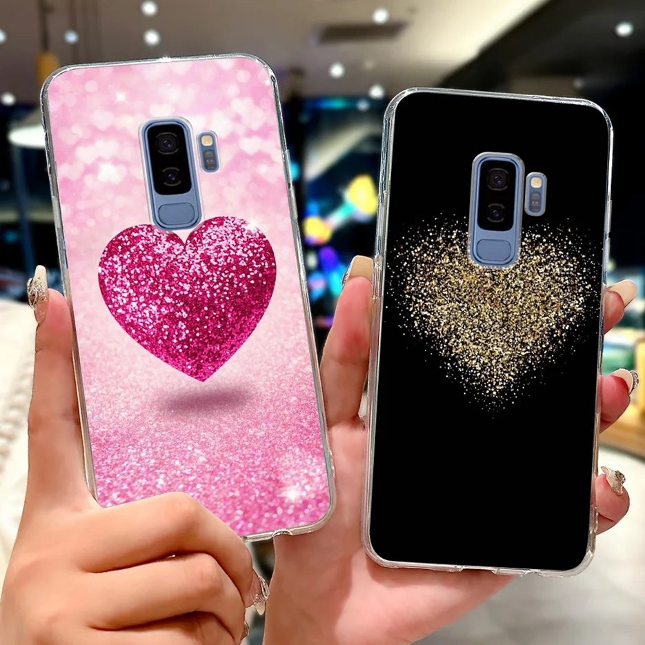 Para Samsung Galaxy S9 Plus funda SM-G965F nueva funda pintada de lujo funda de teléfono de silicona suave para Samsung S9 S 9 GalaxyS9 S9 + Shell - imagen 3