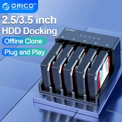 ORICO Estación USB 3.0 para Discos Duros y SSD con Clonación