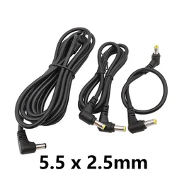 Adaptador de Alimentación CC 5,5 x 2,5 mm Macho-Macho 90°
