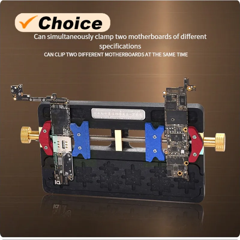 Herramienta de reparación de soldadura de teléfono móvil TE-073, placa base, soporte PCB, accesorio de plantilla con ubicación IC para reparación de placa base IP