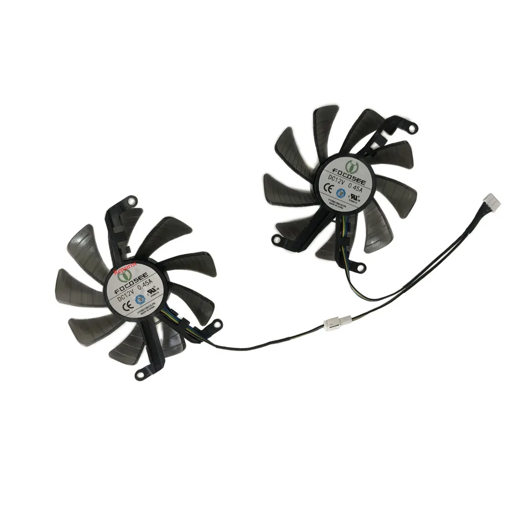 FY09015M12LPA, ventilador de tarjeta gráfica Dual, Enfriador de vídeo VGA GPU para Manli RTX 3060 3070 3050 3060Ti LHR Gallardo, 1 Juego - imagen 3