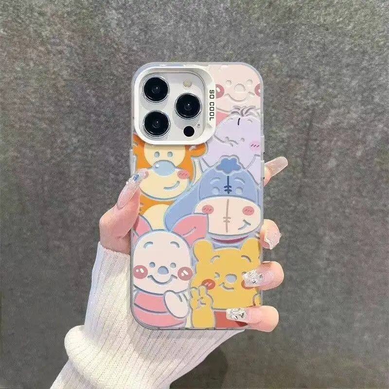 Funda de Disney Winnie Pooh para VIVO, Y22S, Y17S, Y22, Y21, 2021, Y21S, Y33S, Y27, Y16, Y20, Y15A, Y15S, Y01, Y50, V29, V23, V25, V27E, V23E - imagen 3