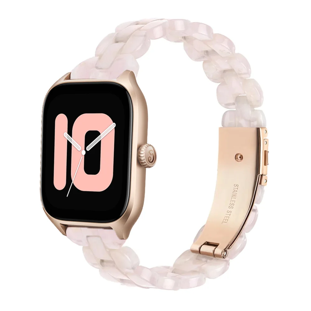 Correa de reloj de pulsera de resina de 20mm para Huami Amazfit GTS 4 2 Mini Bip U 3 pro 2e pulsera Easyfit para Amazfit GTS Correa de 42mm - imagen 3