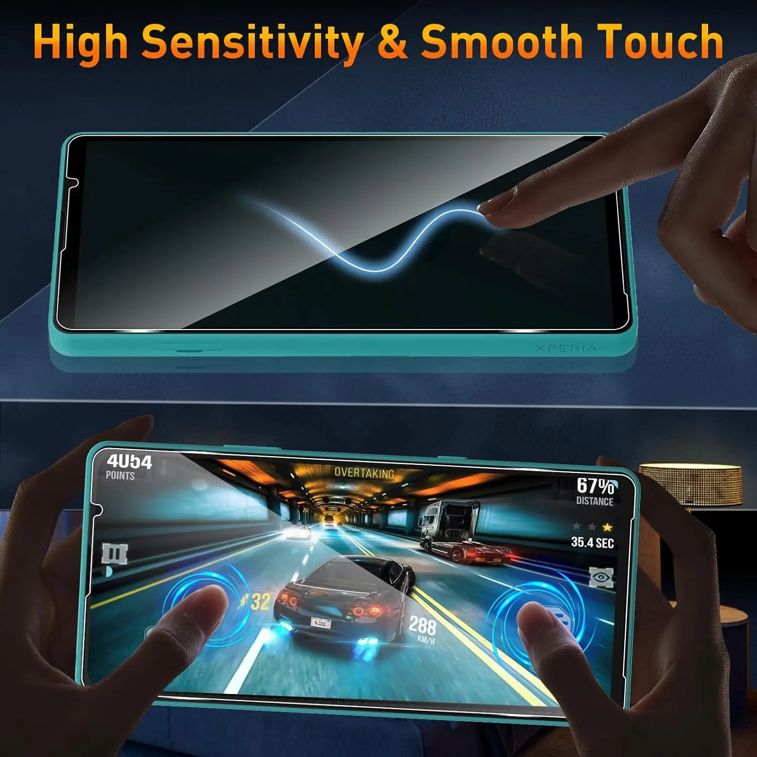 Protectores de pantalla de privacidad 2.5D 9H para Xperia 10 VII Protector antiespía para Sony Xperia 10 VII XQ-FE54 XQZ-CBFE 2025 - imagen 4