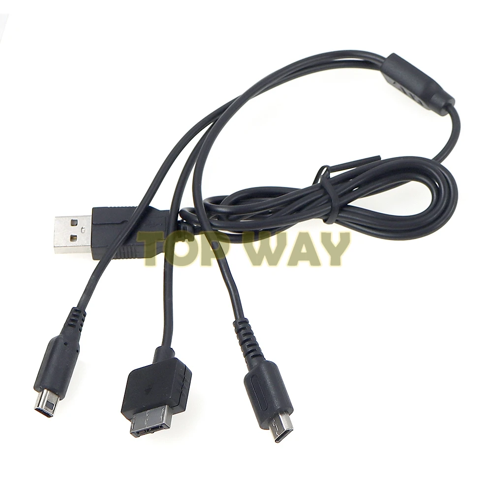 1 Uds. Cable de carga para cargador de energía USB 3 en 1 para Nintendo NDSL NDSI PSV1000 PSV 1000 Cables de carga - imagen 4