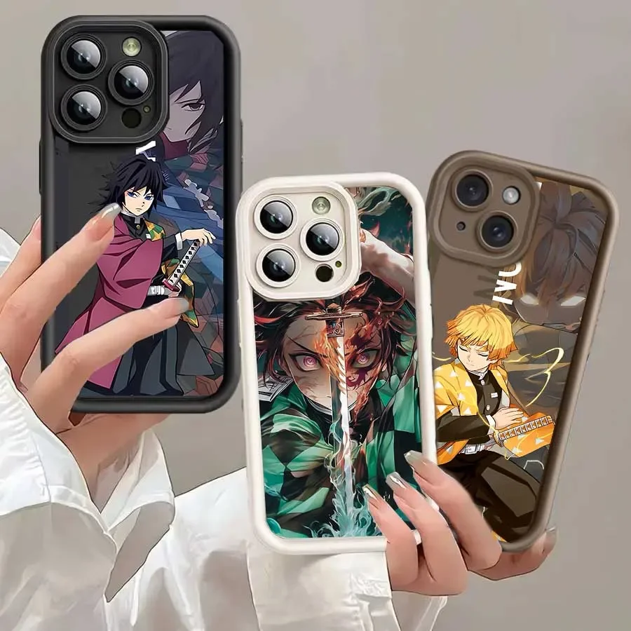 Funda de Anime japonés Demon Slayer para Infinix Note 50 40 30 GT20 10 Pro Smart 8 7 9 Hot 50 30 Play Spark 20 GO 2024 silicona S