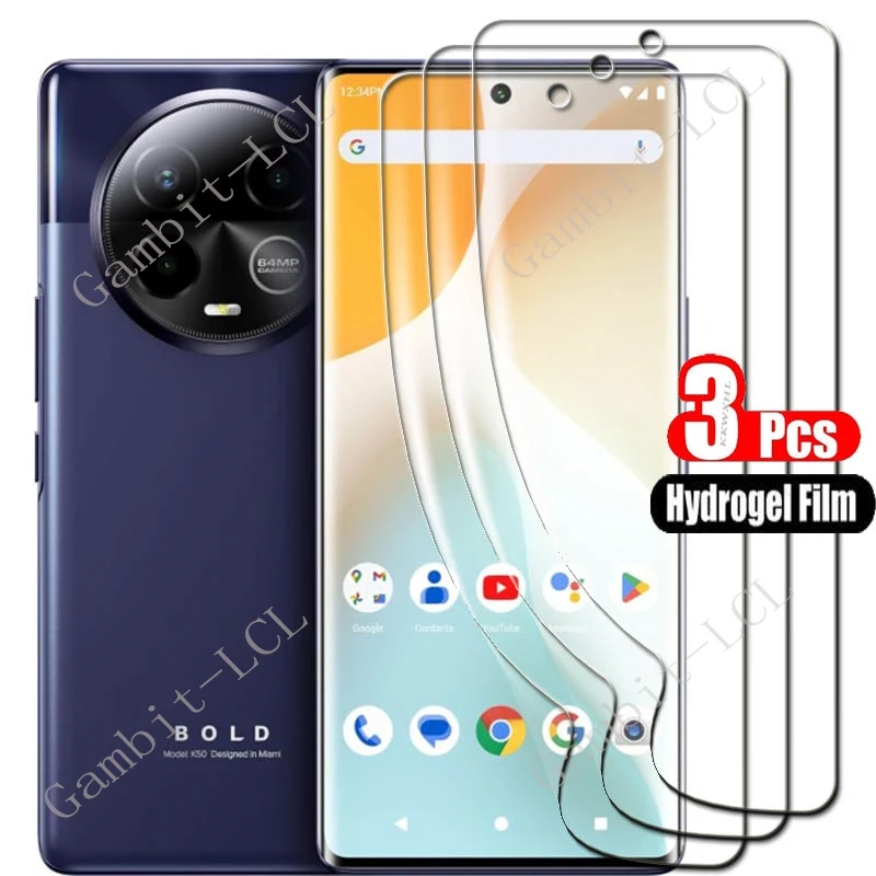 Para BLU Bold K50 6,7 "BLUBoldK50 BLUBold BoldK50 K 50 hidráulica HD película de hidrogel suave cubierta protectora de pantalla completa