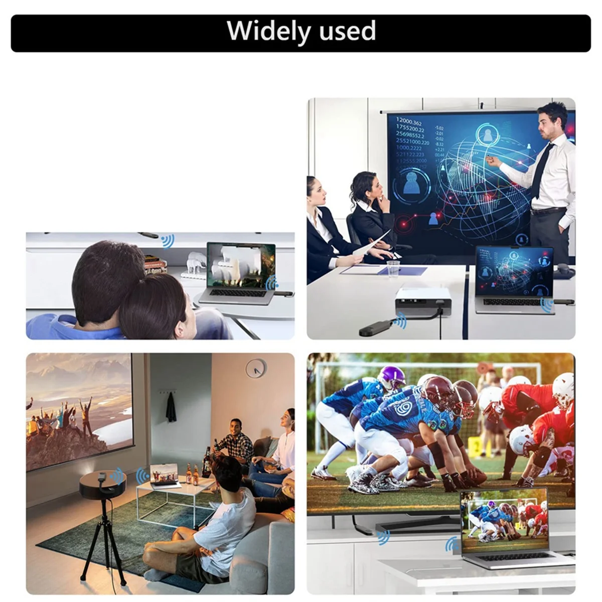 Kit extensor inalámbrico 5,8 Ghz transmisor y receptor inalámbrico de Audio y vídeo para cámara portátil PC a proyector de Monitor de TV - imagen 4