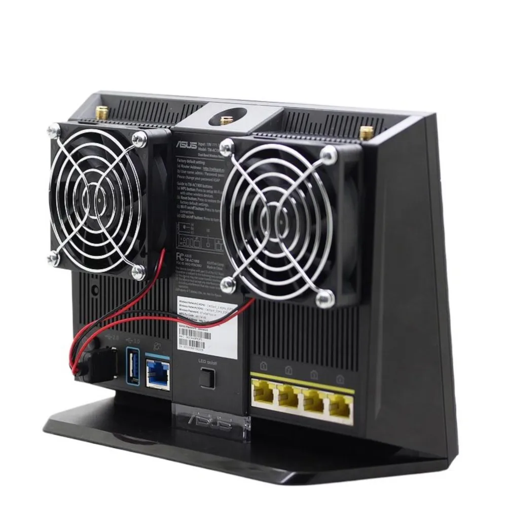 ASUS RT-AC68U/AC86U Ventilador USB 70x70x15mm Refrigeración para Router - imagen 3