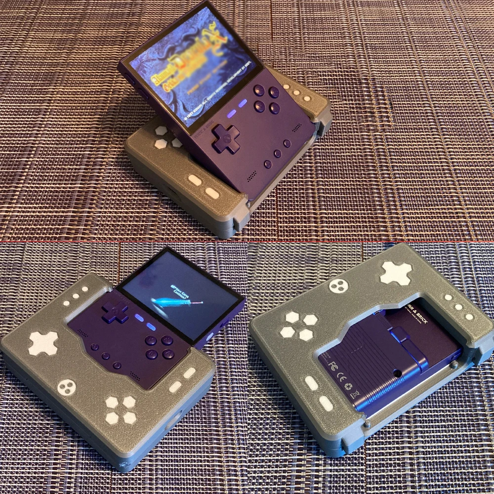 Funda protectora 3 en 1 para consola de juegos portátil Trimui Brick Retro - imagen 3