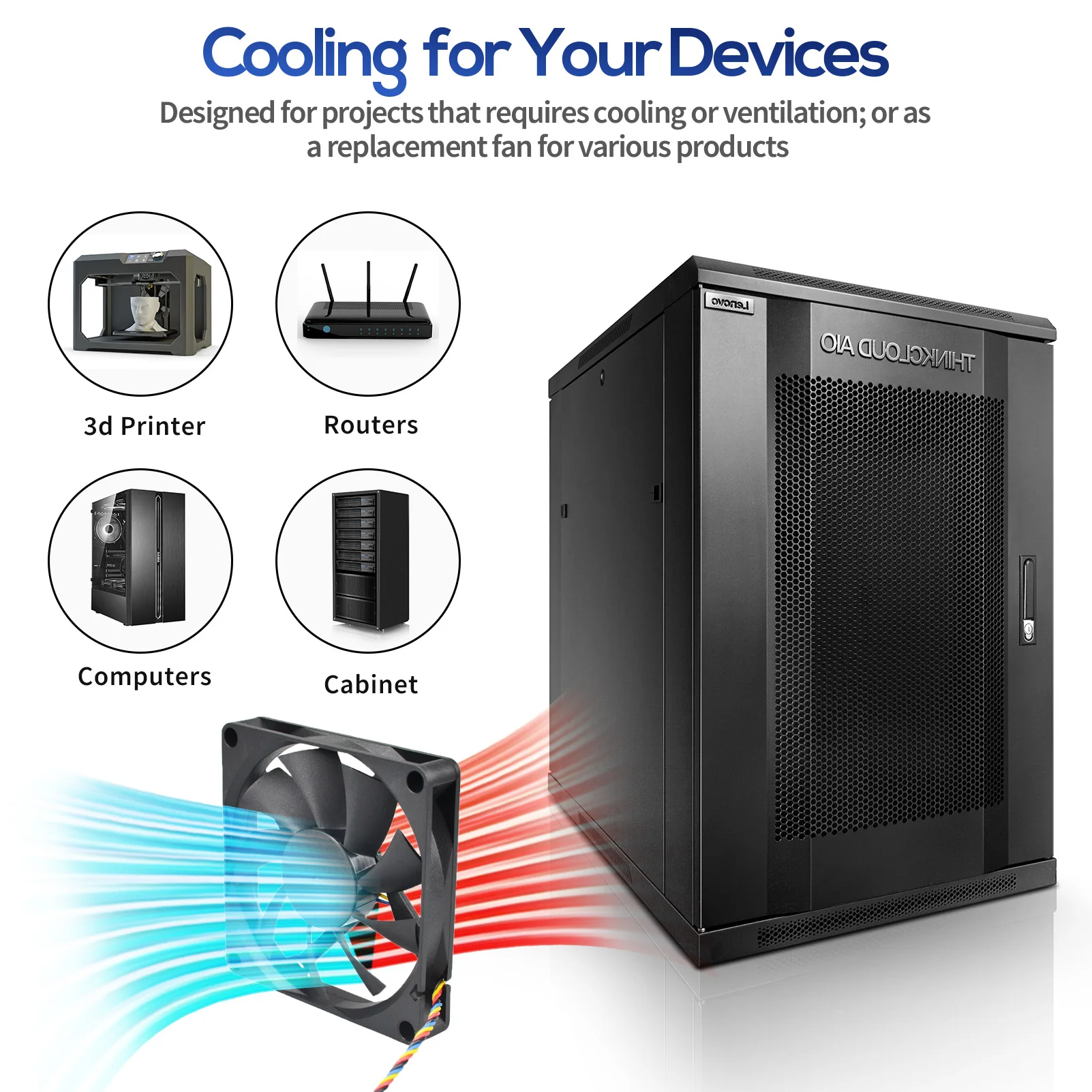 SXD9215B12M ventilador de refrigeración sin escobillas, silencioso, ultrafino, CC, 92x92x15mm con PWM, rodamientos de bolas duales, 3000RPM para caja de PC, servidores - imagen 4