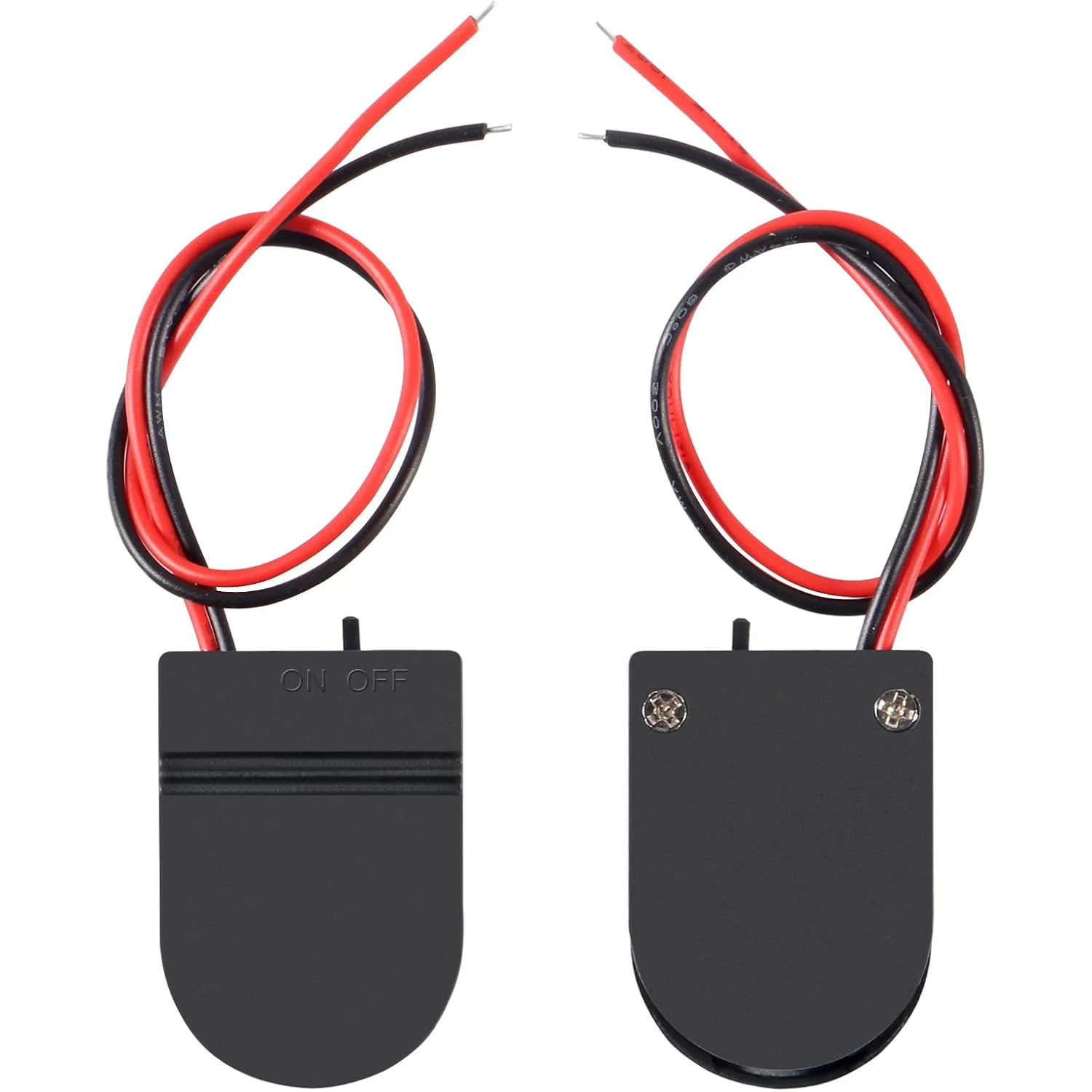 Soporte de batería de 25 uds, soporte de pila de moneda, 1 soporte de batería CR2032 de 3V, soporte de batería de botón con interruptor de encendido y apagado de línea - imagen 2