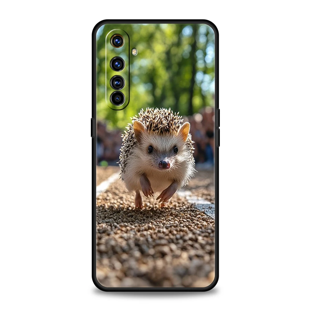 Funda de teléfono con bonito pequeño erizo para Realme 13 12 11 10 9 8 5G 7 C25 C35 GT5 GT3 GT2 Pro Plus para Realme GT Neo 2 3 3T 5 - imagen 5